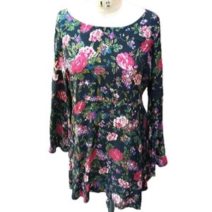 2/$40 California Moonrise boho tunic floral dress
